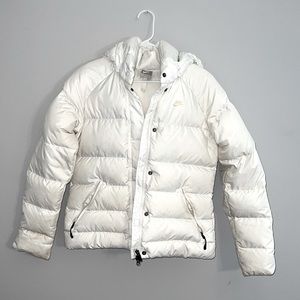 White Nike womens winter jacket, size M